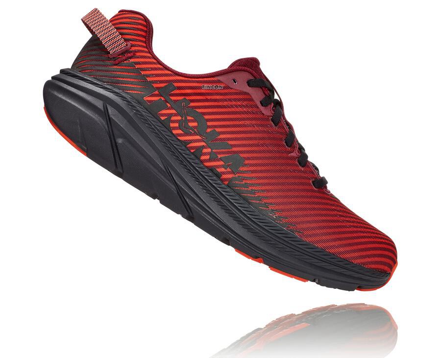 Hoka One One Running Shoes Mens Red - Rincon 2 - 15482UOQF